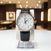 TST CHRONO LEATHER WATCH